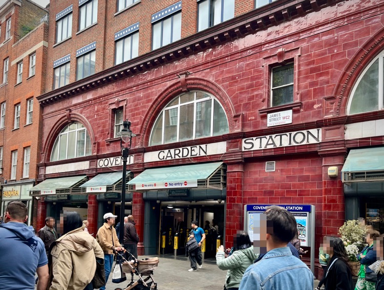 A photo of Covent Garden Station