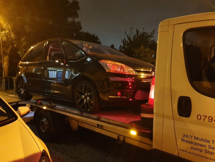 Citroen c4 brokedown in central London 02089837499