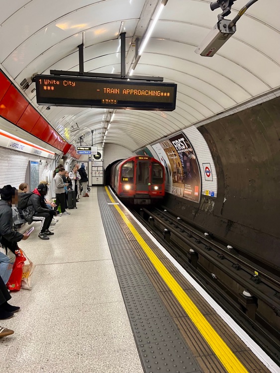 A photo of Liverpool Street Underground Station