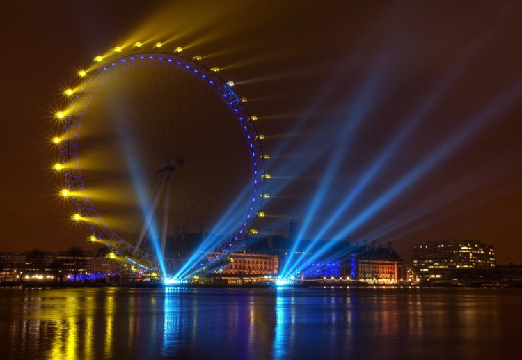 London Eye 10 minutes away