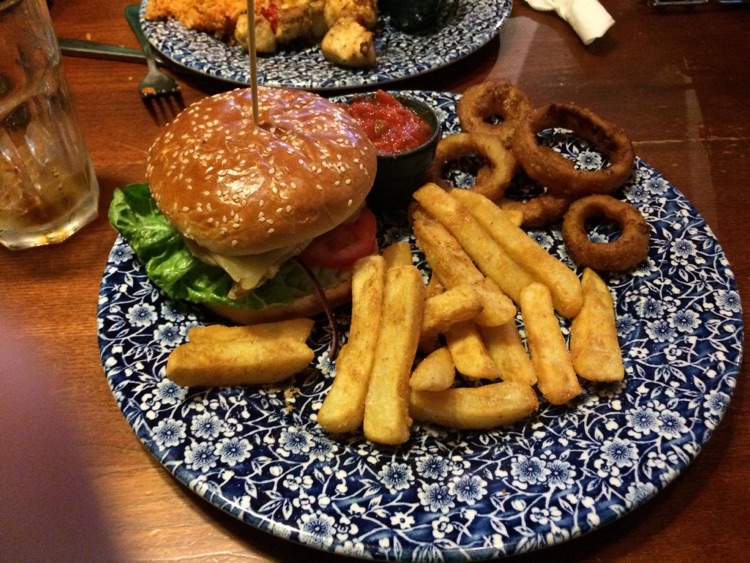 Mexican chicken burger
