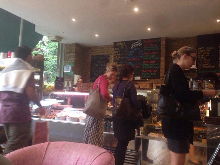 Tutti's at lunch time.
