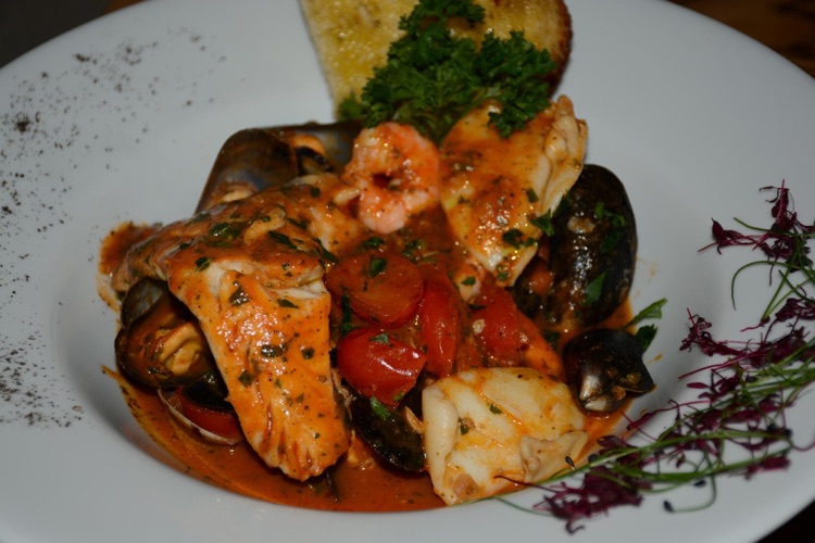 Zuppa di pesce (fish cassoulet)