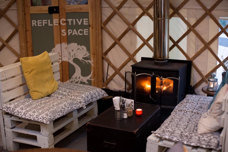 Our log burning stove for those cold winter days