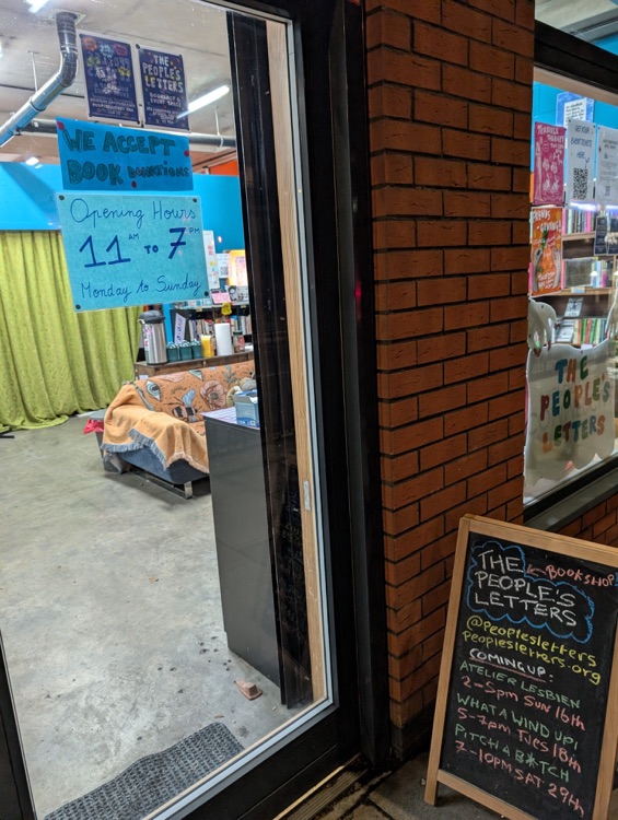 A photo of The People's Letters Bookshop