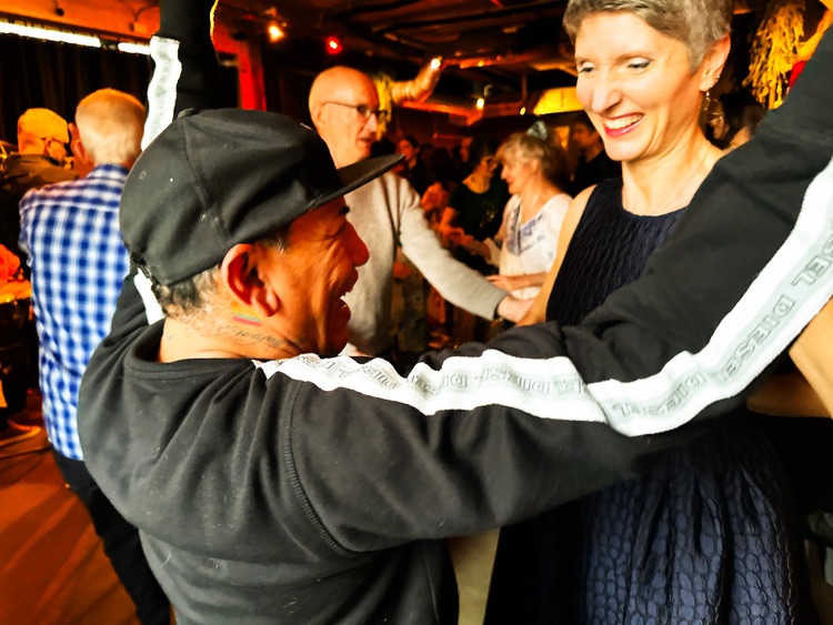 Deep In the dance at Latin Jazz Brunch Live
