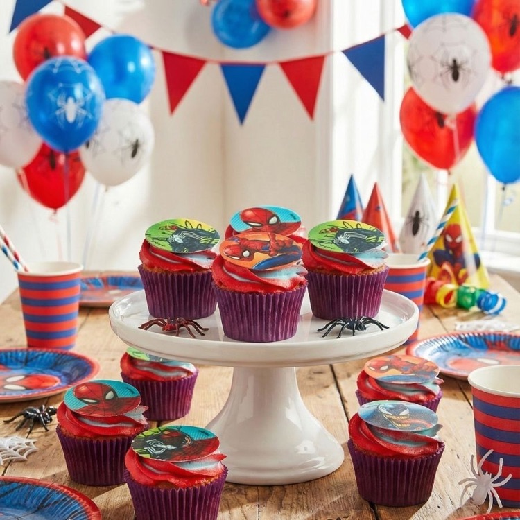 NEW! Spiderman Cupcakes.