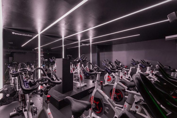 Oncore's Ride and Spin Studio in Clapham, London.