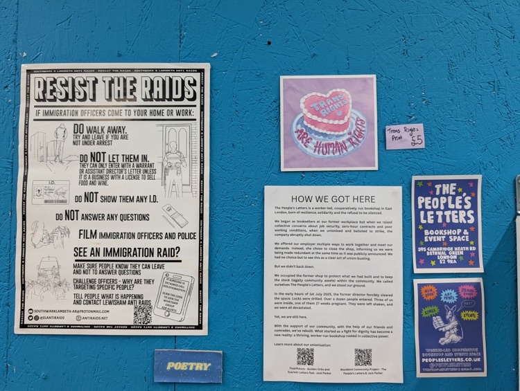 A photo of The People's Letters Bookshop