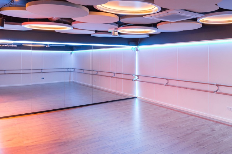 Oncore's Yoga, Pilates and Barre Studio in Clapham, London.