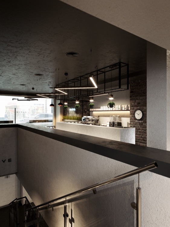KARVE Matcha cafe area