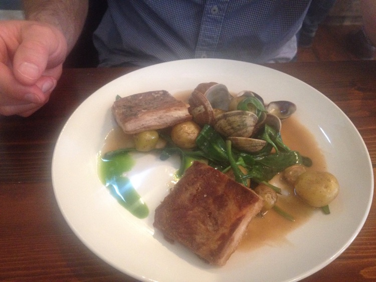 Lamb and clams - excellent