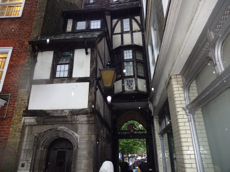The entrance