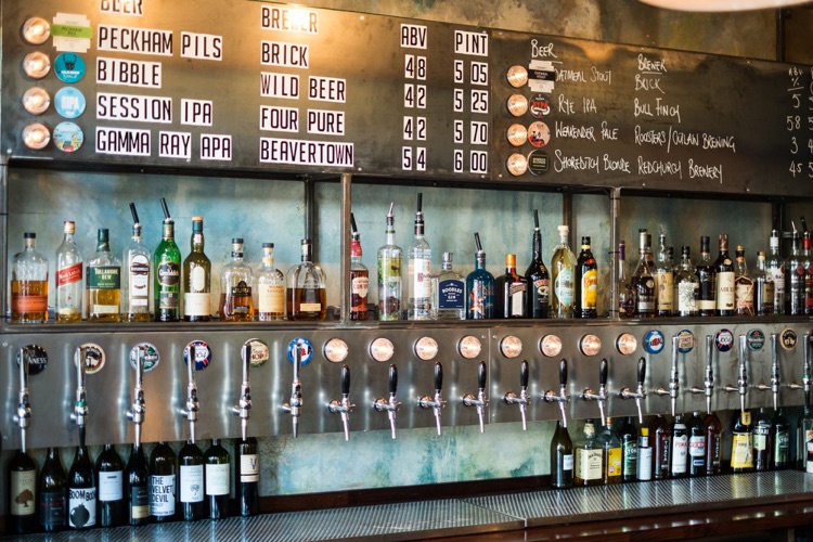 Our tap wall. Some of the best beers you'll ever taste.