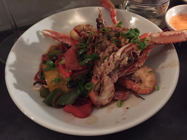 Langoustine curry.Very tender