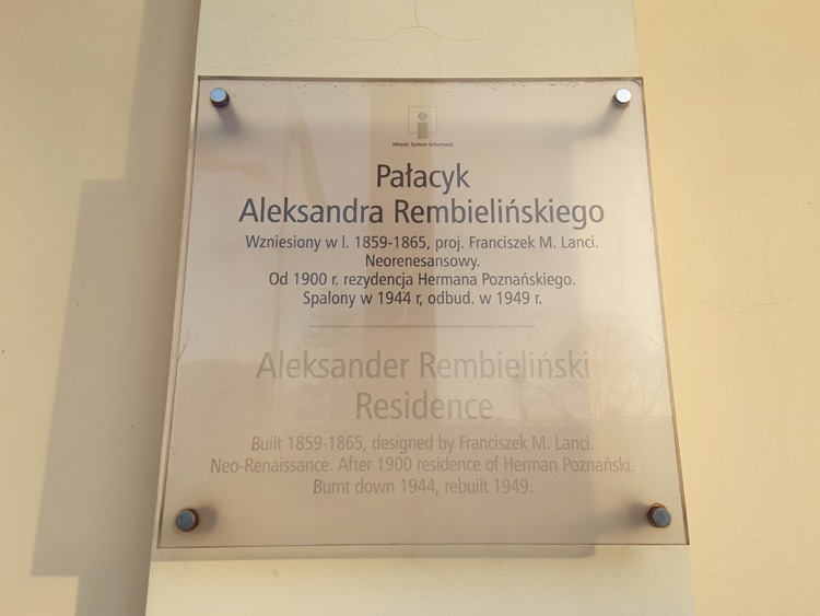 A photo of Pałac Rembielińskiego