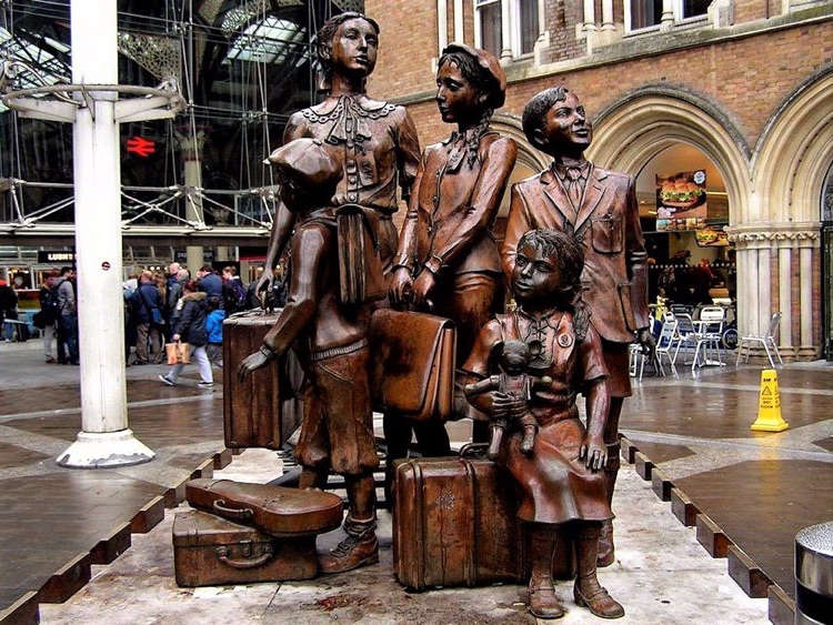 A photo of Kindertransport-The Arrival Memorial