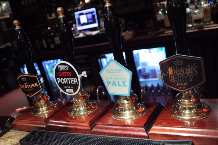 A small selection of the many beers The Ivy House has to offer