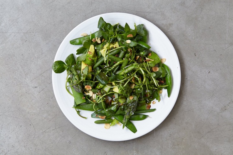Spring green salad