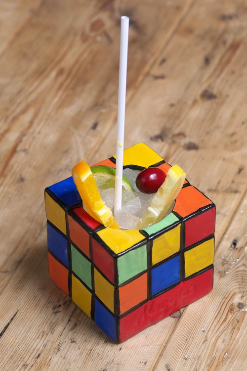 Rubick's cube cocktail