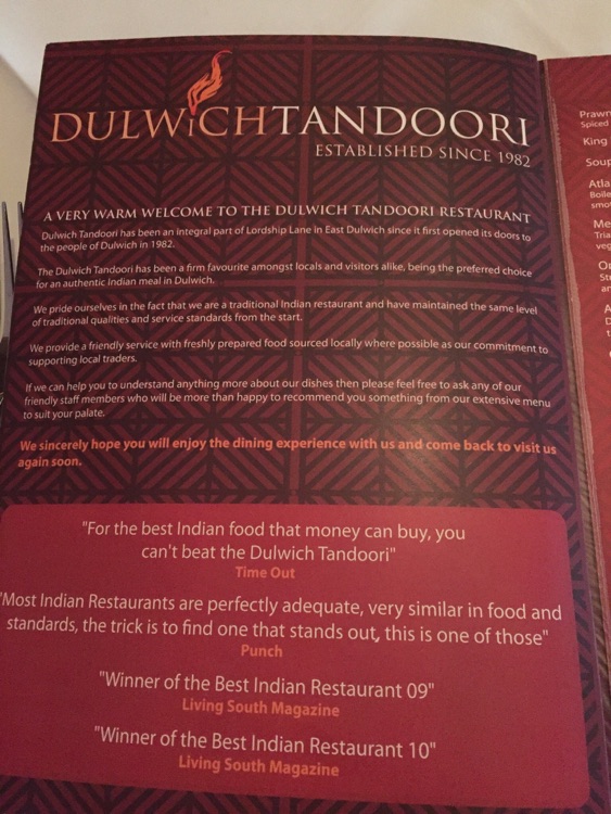A photo of Dulwich Tandoori