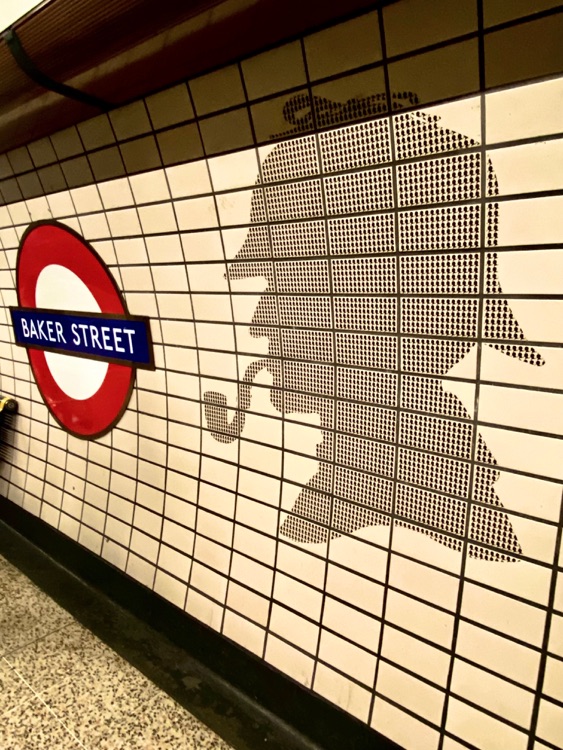 A photo of Baker Street Station