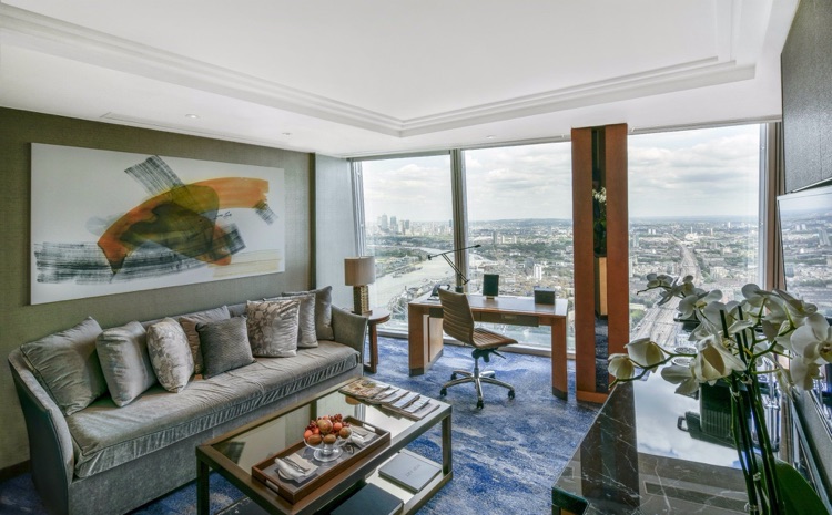 Iconic Shard Suite Lounge