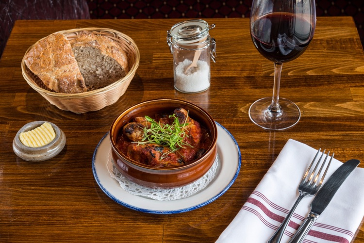 Chicken Chasseur - Boneless Chicken Thigh with Chasseur Sauce (tomato, mushroom & shallot)