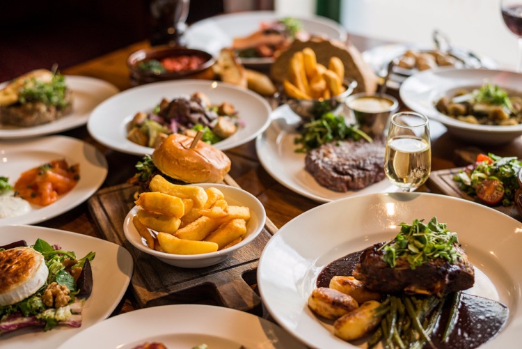 Selection of dishes from our current menu 2017-2018