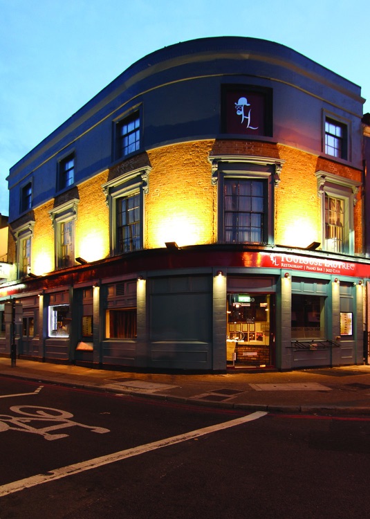 Exterior view of restaurant