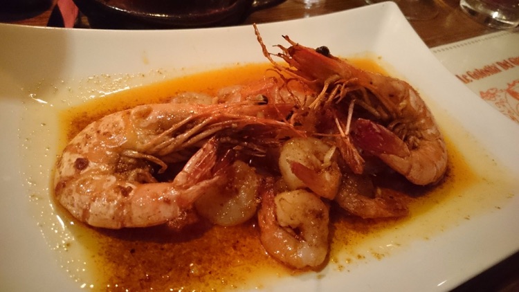 Delicious Prawns as a perfect starter