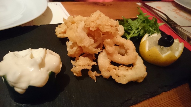 Calamari for starters