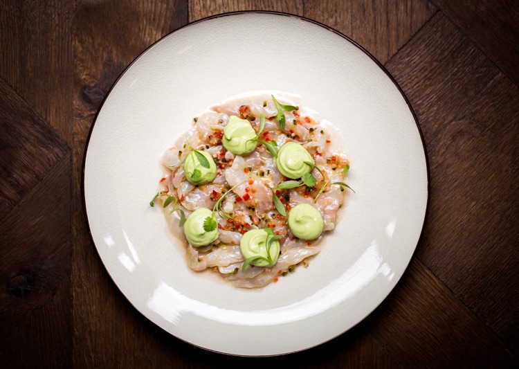 Sea bream ceviche