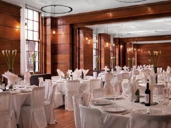 The Bethnal Hall - set for a wedding of 180 people