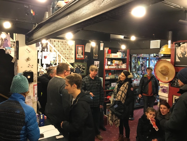 General day in the magic shop with visitors of all ages