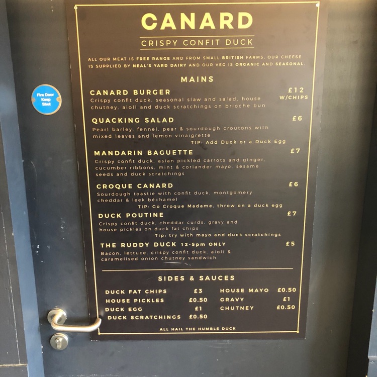 A photo of Canard