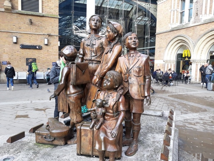 A photo of Kindertransport-The Arrival Memorial