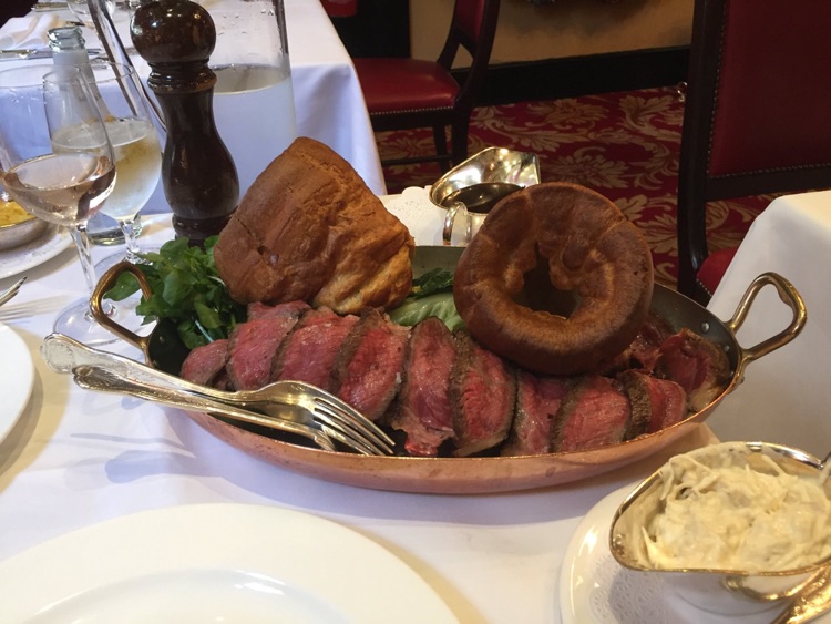 Sunday rare beef to share