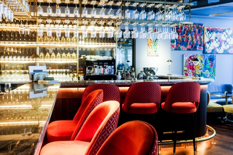 Bar area seating