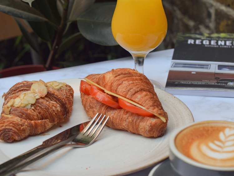 Pastries and brunch specials every day