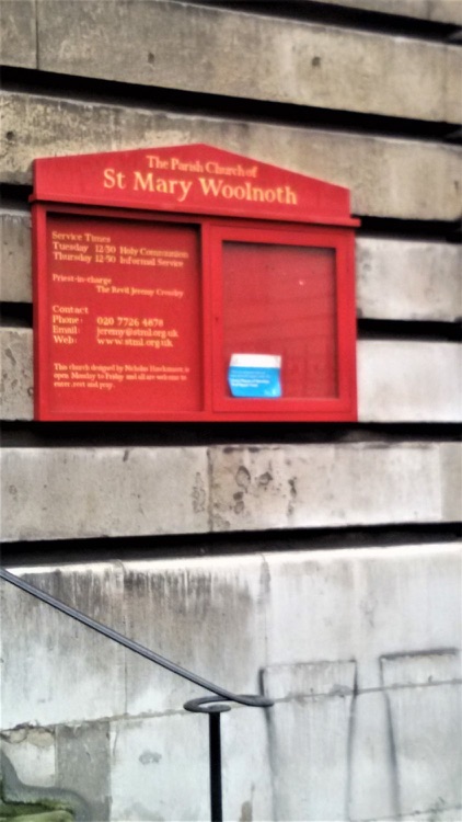 A photo of St Mary Woolnoth