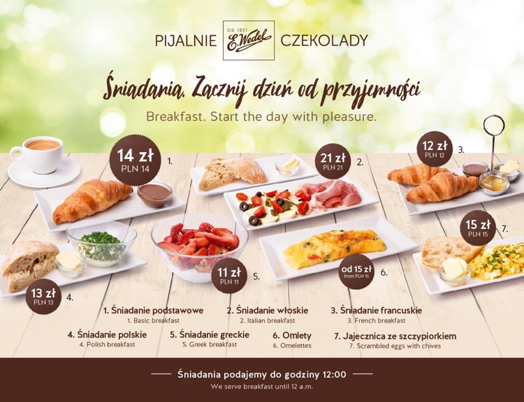 Breakfast Menu