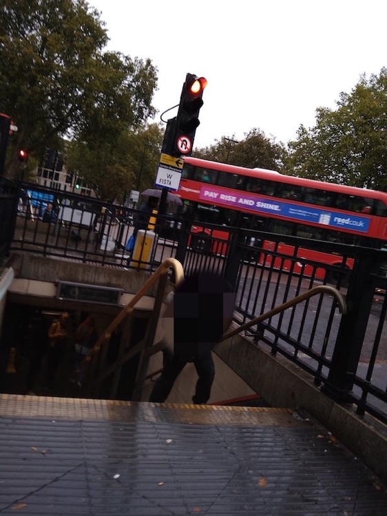 A photo of Bethnal Green Station