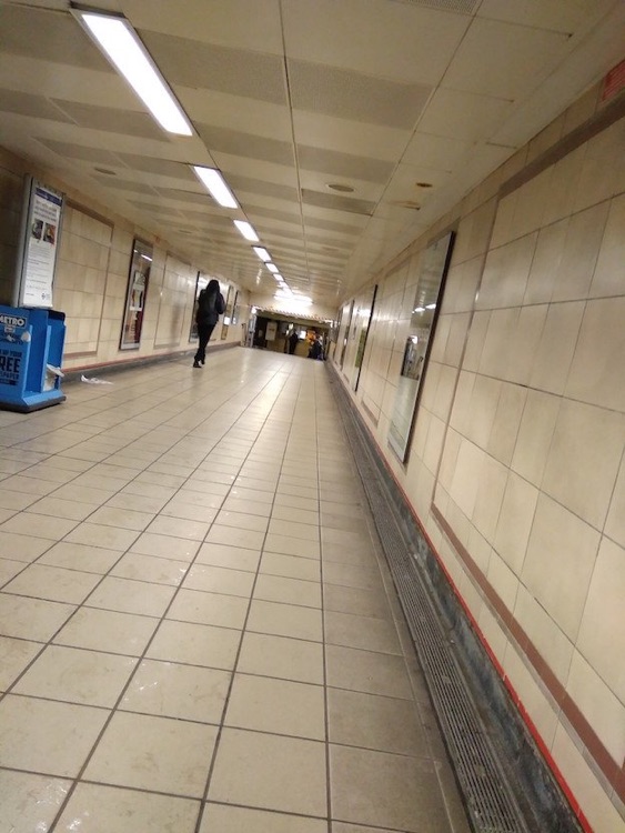 A photo of Bethnal Green Station