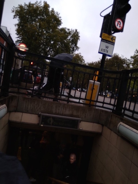A photo of Bethnal Green Station