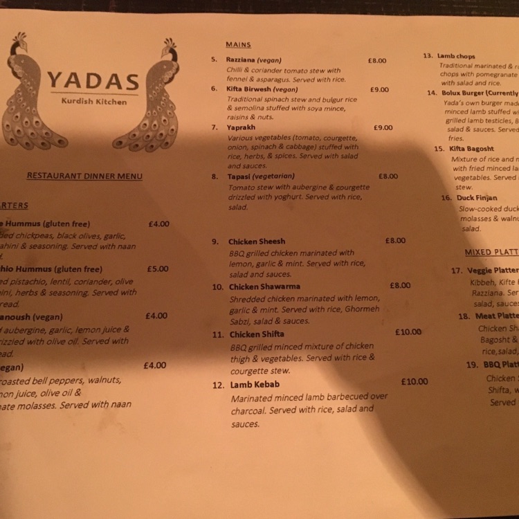 A photo of Yada's