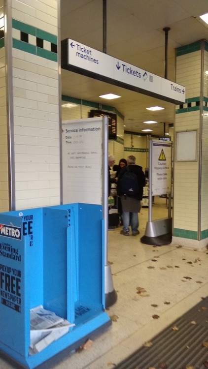 A photo of Russell Square Station