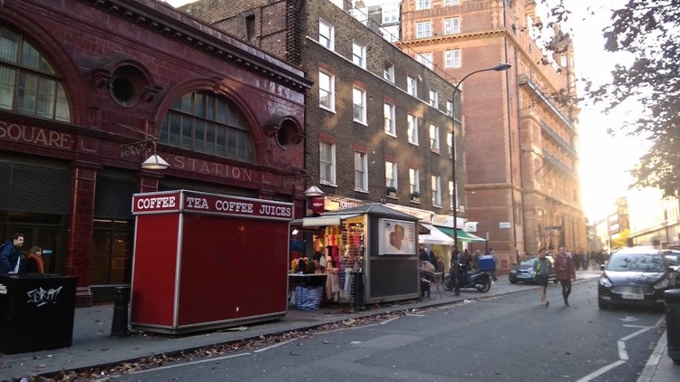 A photo of Russell Square Station