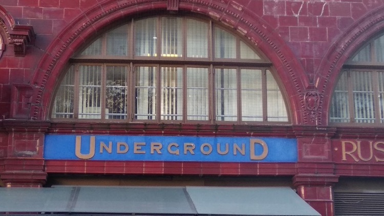 A photo of Russell Square Station