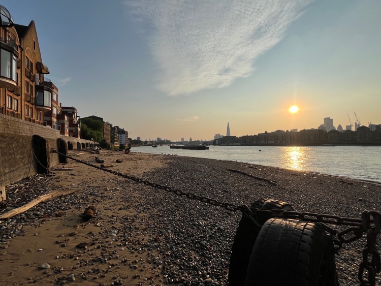 A photo of Rotherhithe Beach
